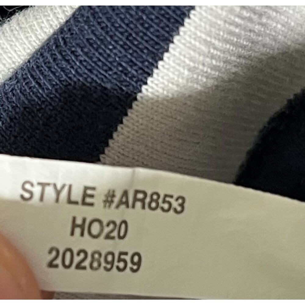 J.Crew Striped Rugby Shirt / Men's XL / Heavyweight 100% Cotton Navy White AR853 - Picture 13 of 13